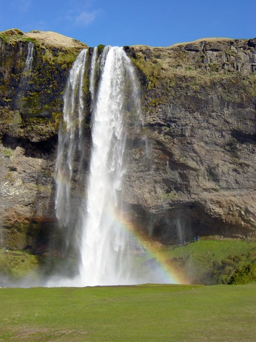 Islande : Cascade et arc en ciel Islande : Cascade et arc en ciel