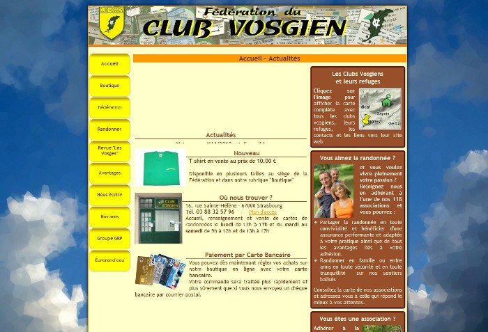CLUB VOSGIEN (Fédération du Club Vosgien) CLUB VOSGIEN (Fédération du Club Vosgien)