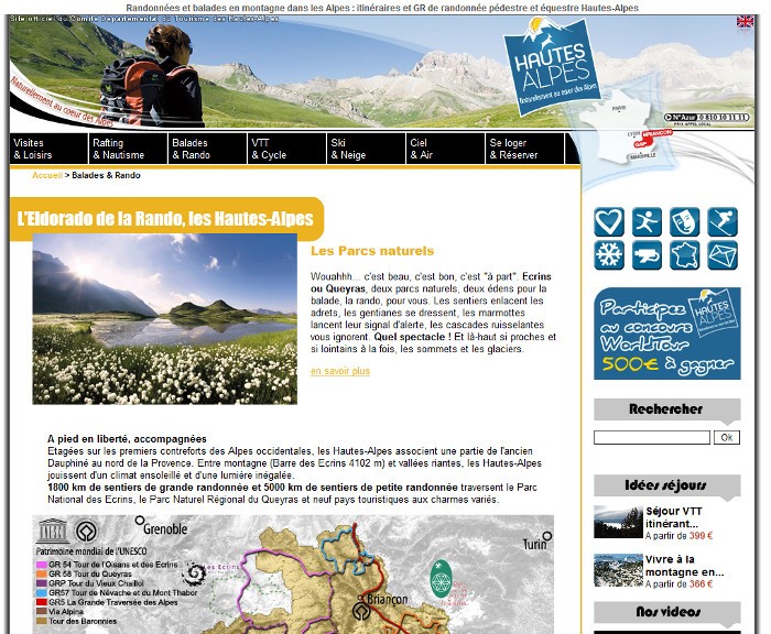 Comité Départemental du Tourisme des Hautes Alpes Comité Départemental du Tourisme des Hautes Alpes