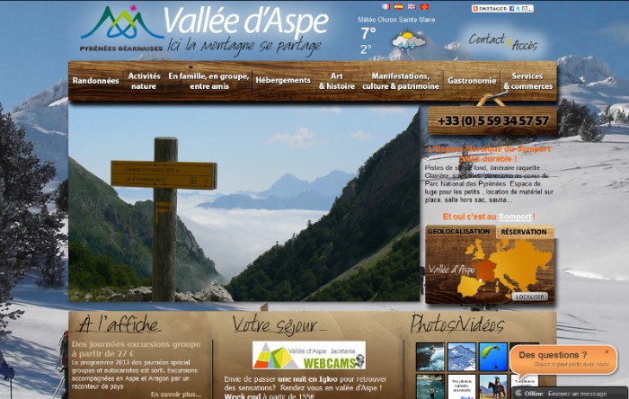 Office de Tourisme de la Vallée d'Aspe Office de Tourisme de la Vallée d'Aspe