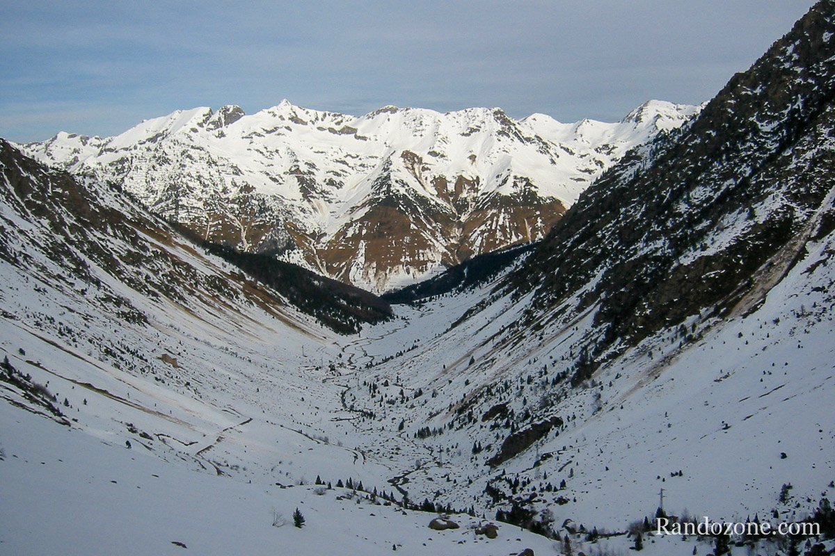 Ski de randonnée au lac de la Glère